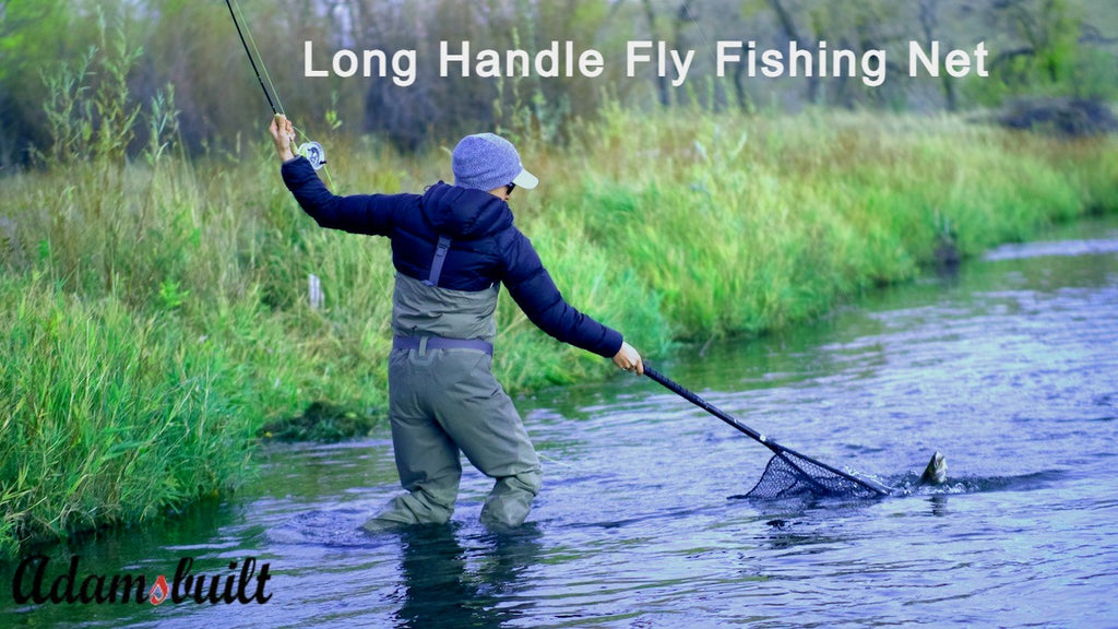 Make Your Fishing Easier with This Long Handle Fly Fishing Net – Adamsbuilt  Fishing